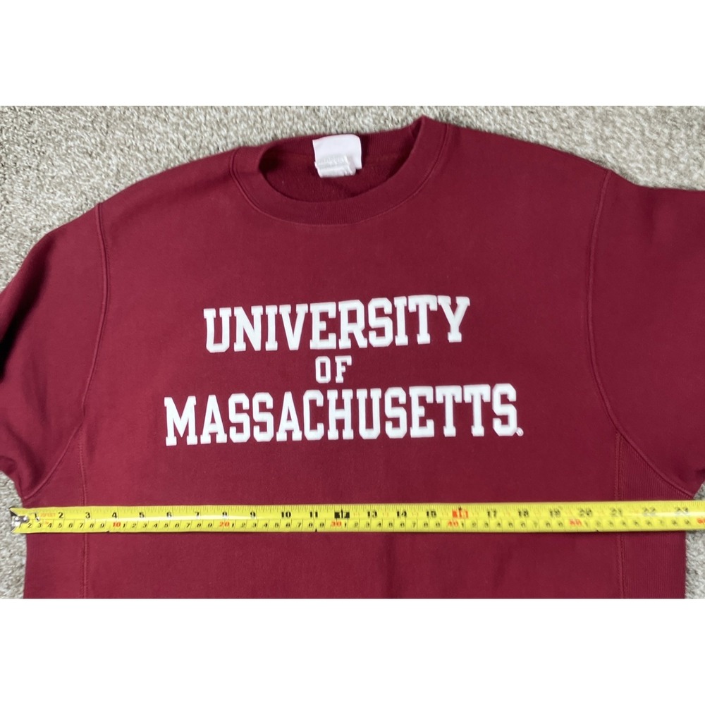 Champion Reverse Weave University of Massachusetts Sweatshirt Men's Large Y2K - Picture 8 of 9